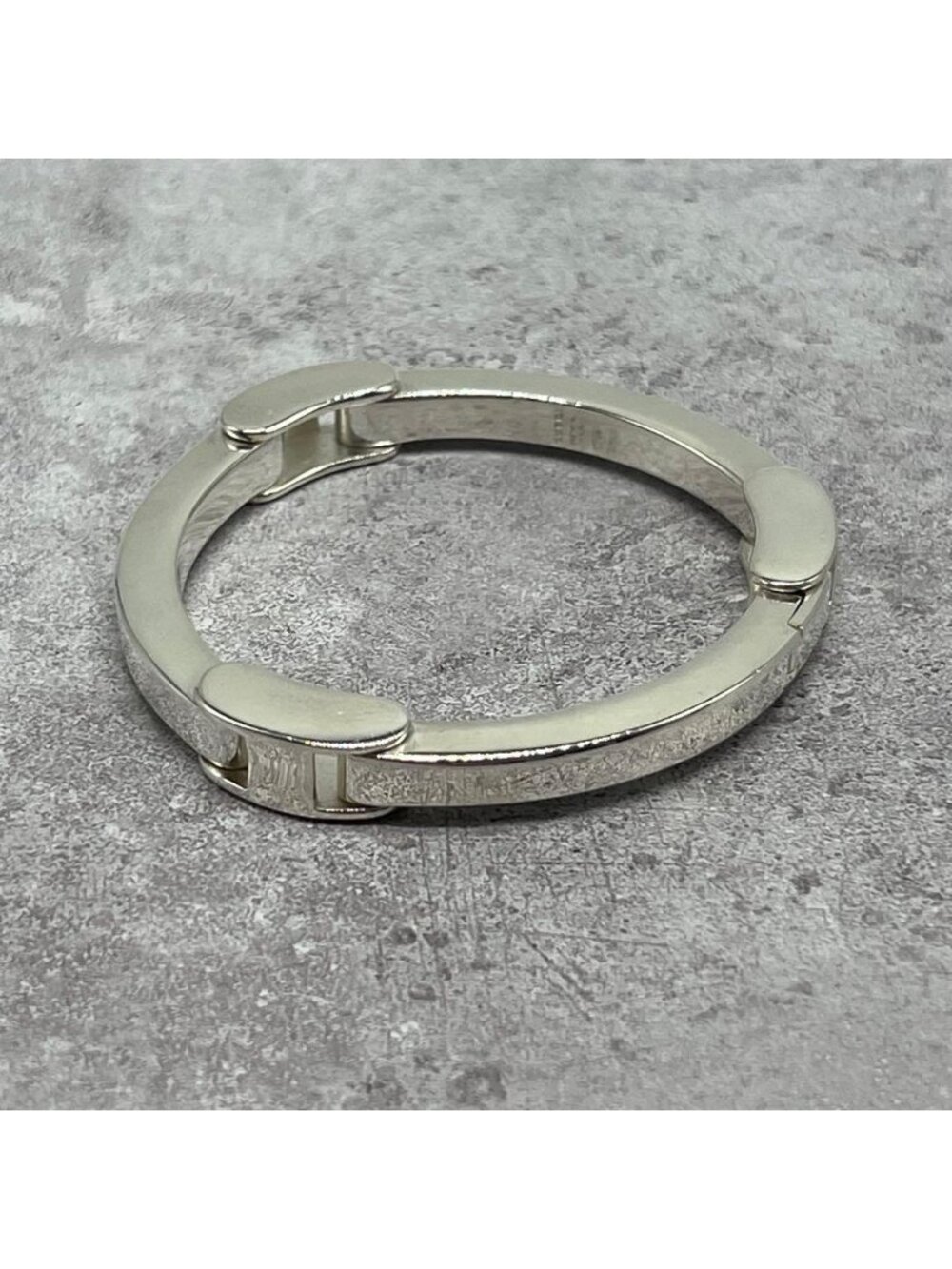 Gucci Big Plate Bracelet 925 Sterling Silver Vintage